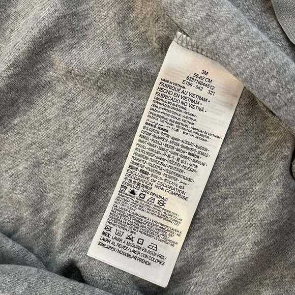 NEW Nike Footie Pajamas Baby Boy Size 3mo 3 Months Gray Sneakers Print Sleeper - Picture 11 of 12